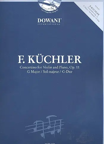 Cover: 9789043140478 | Concertino for Violin and Piano, Op. 11 in G-Major | Ferdinand Küchler