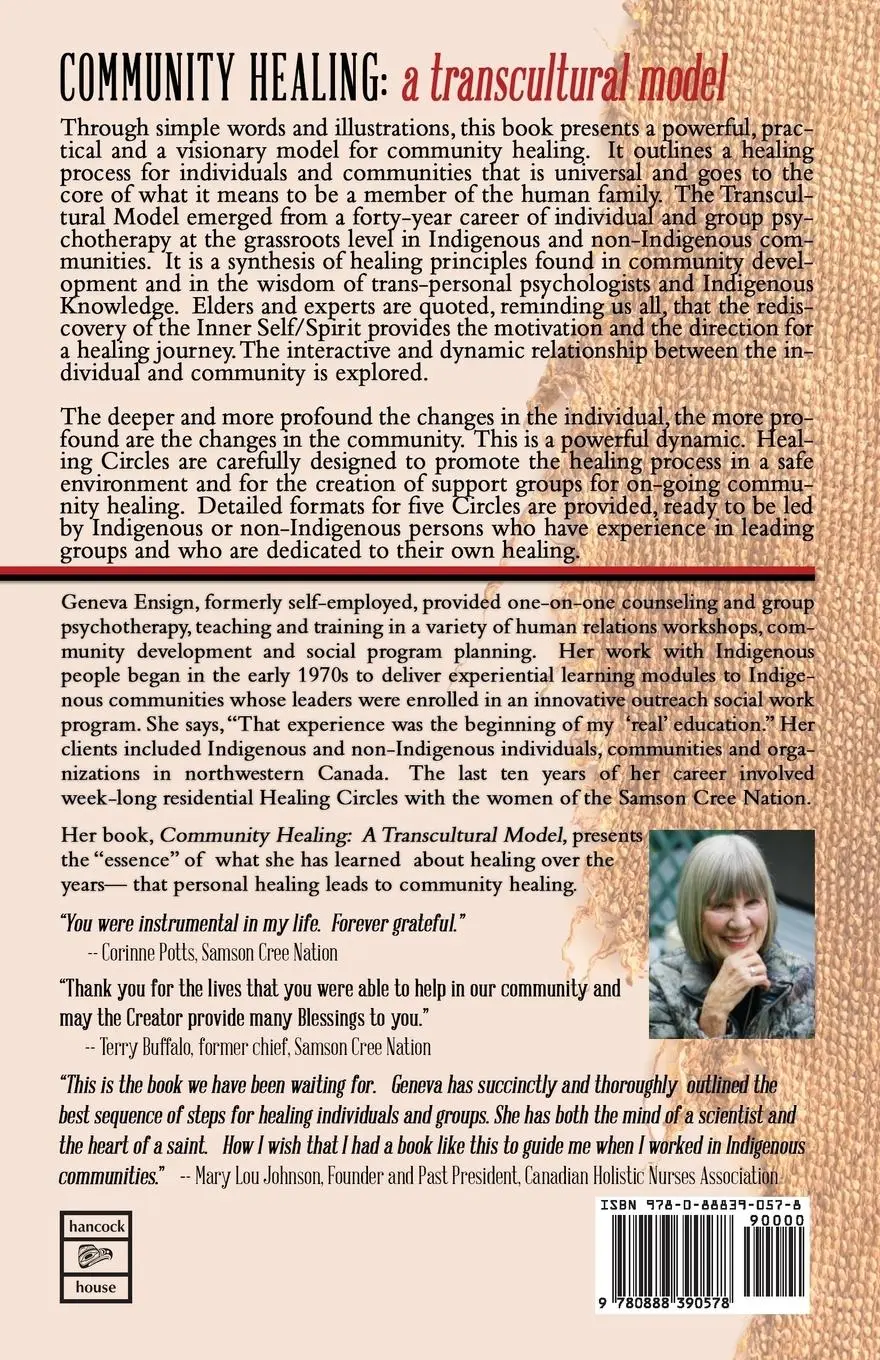 Rückseite: 9780888390578 | Community Healing | A Transcultural Model | Geneva Ensign | Buch