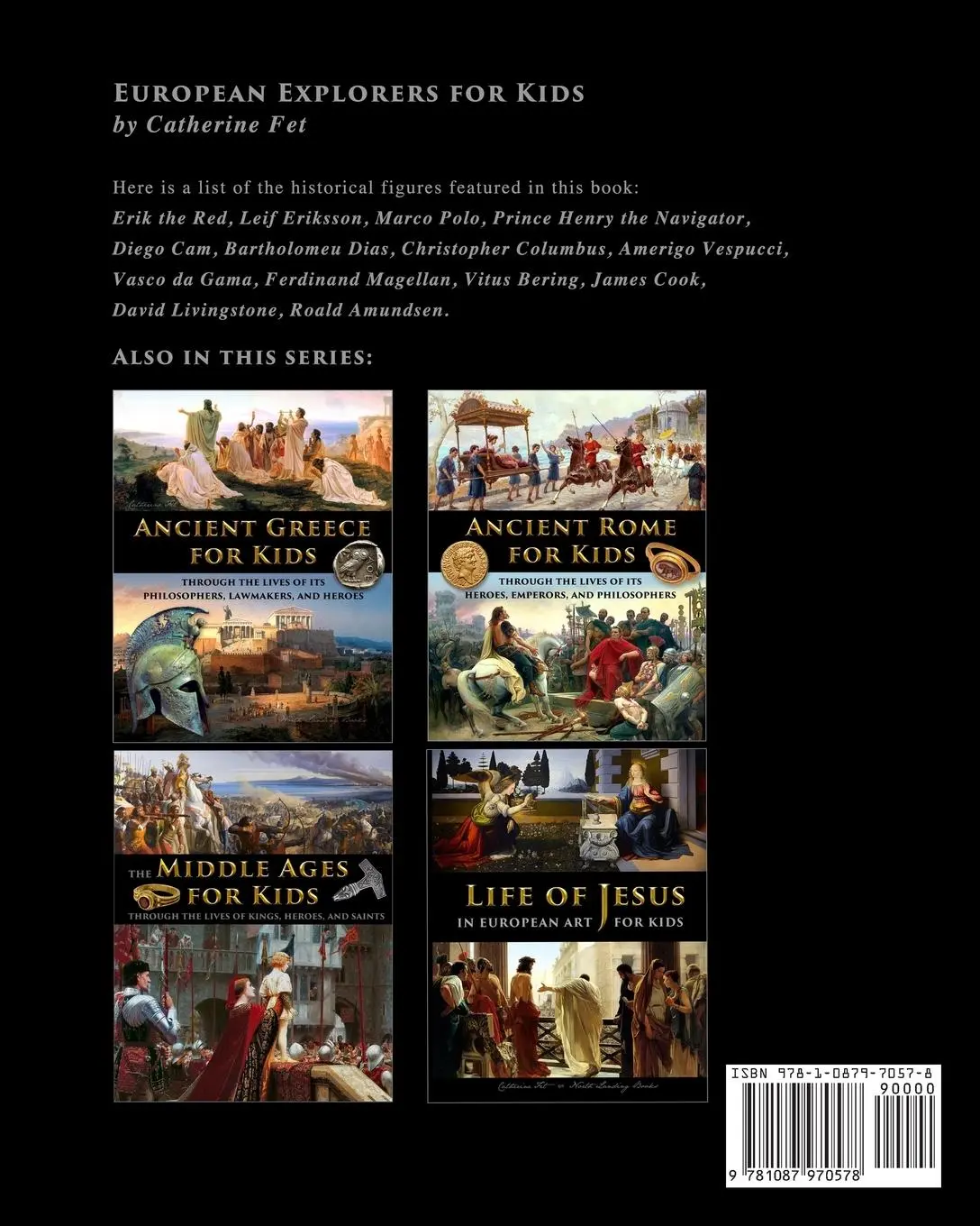 Rückseite: 9781087970578 | European Explorers for Kids | Catherine Fet | Taschenbuch | Paperback