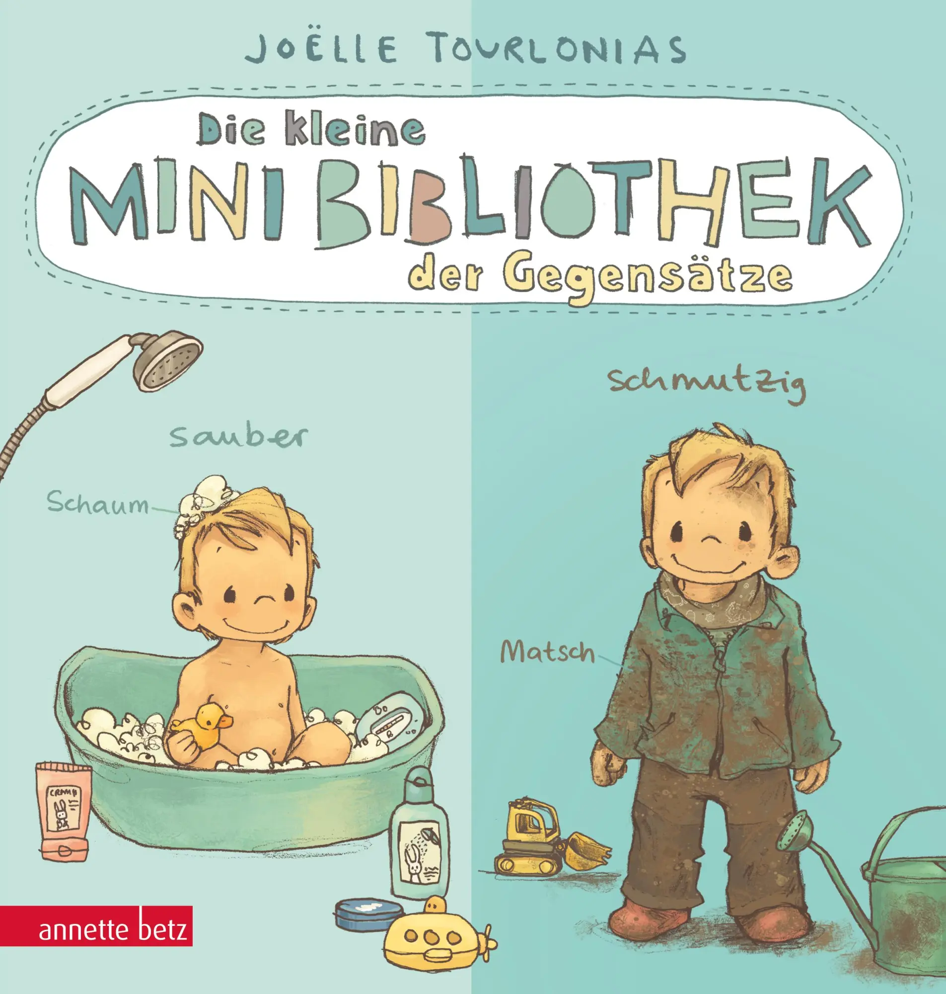Cover: 9783219120578 | Die kleine Mini-Bibliothek der Gegensätze - Ein Pappbilderbuch über...