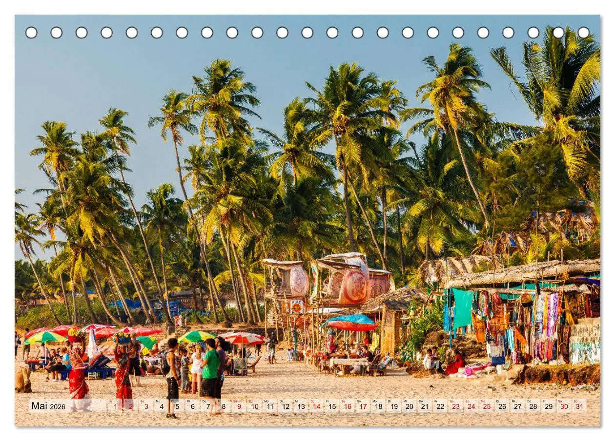 Bild: 9783457720578 | Indien - Spektakel der Farben (Tischkalender 2026 DIN A5 quer),...