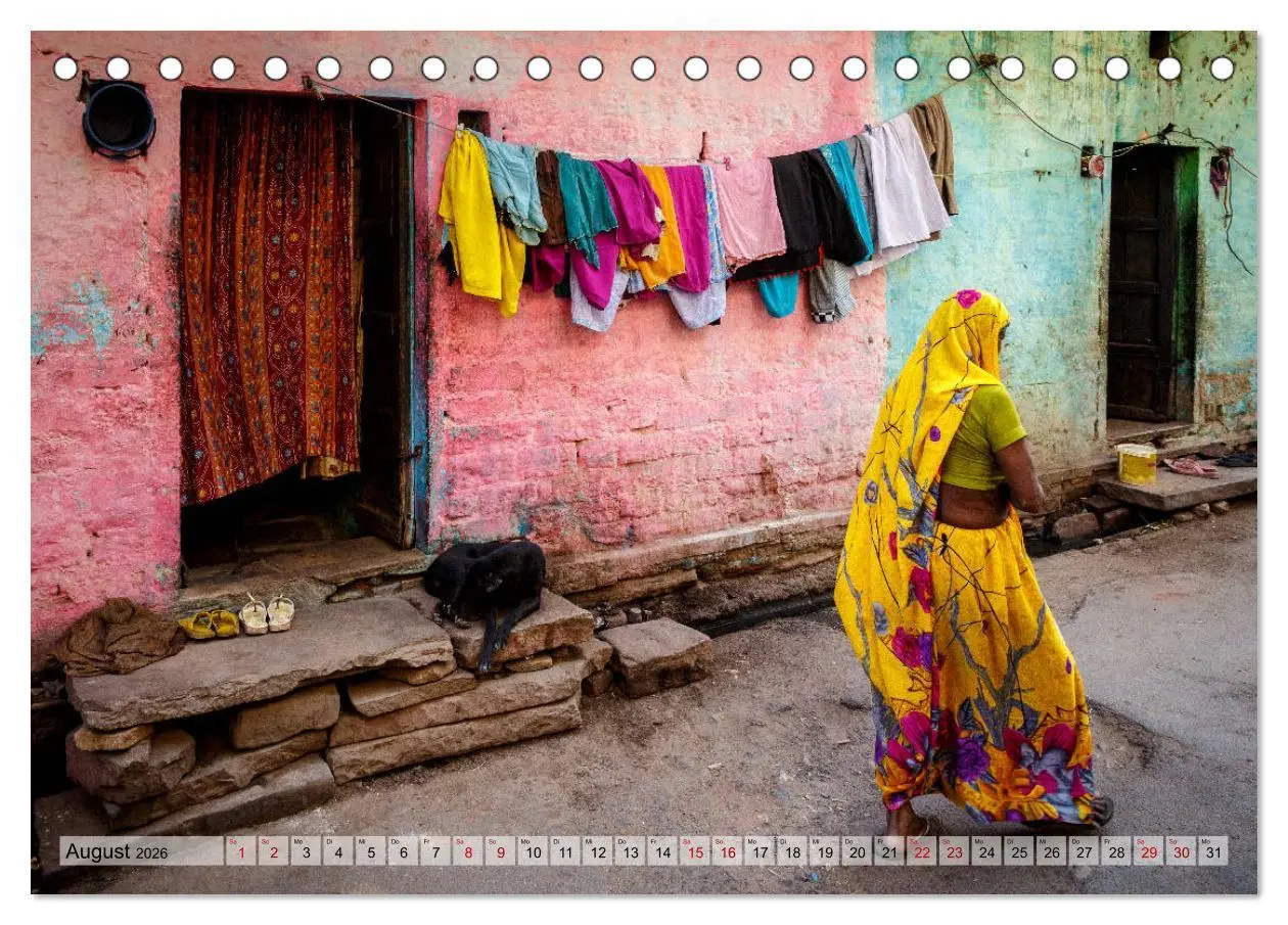 Bild: 9783457720578 | Indien - Spektakel der Farben (Tischkalender 2026 DIN A5 quer),...