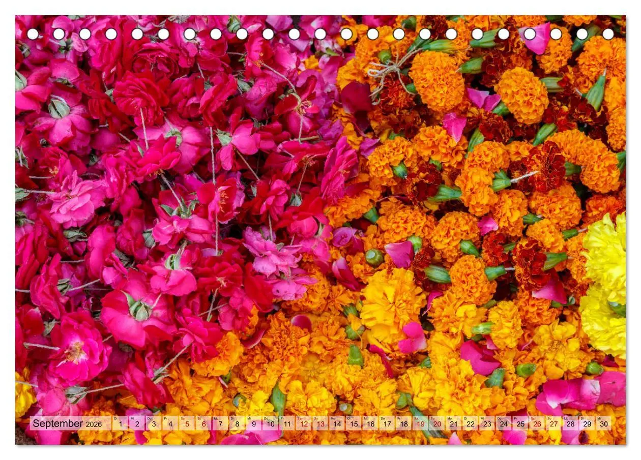 Bild: 9783457720578 | Indien - Spektakel der Farben (Tischkalender 2026 DIN A5 quer),...