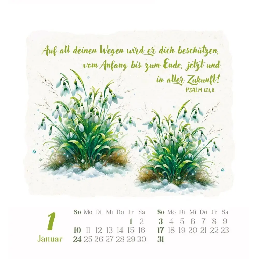 Bild: 9783754890578 | Kleine Freude im Herzen 2027 | Aufkleber-Kalender mit Aquarellmotiven