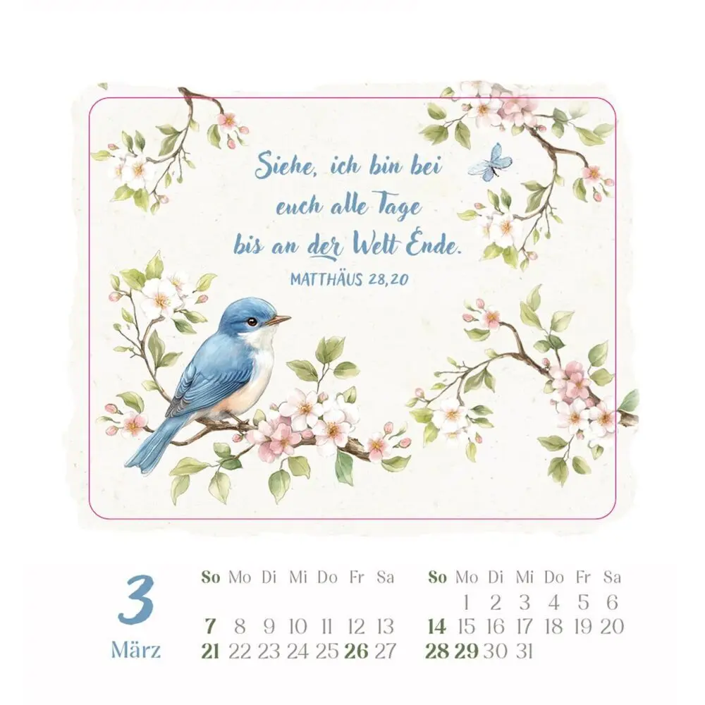 Bild: 9783754890578 | Kleine Freude im Herzen 2027 | Aufkleber-Kalender mit Aquarellmotiven