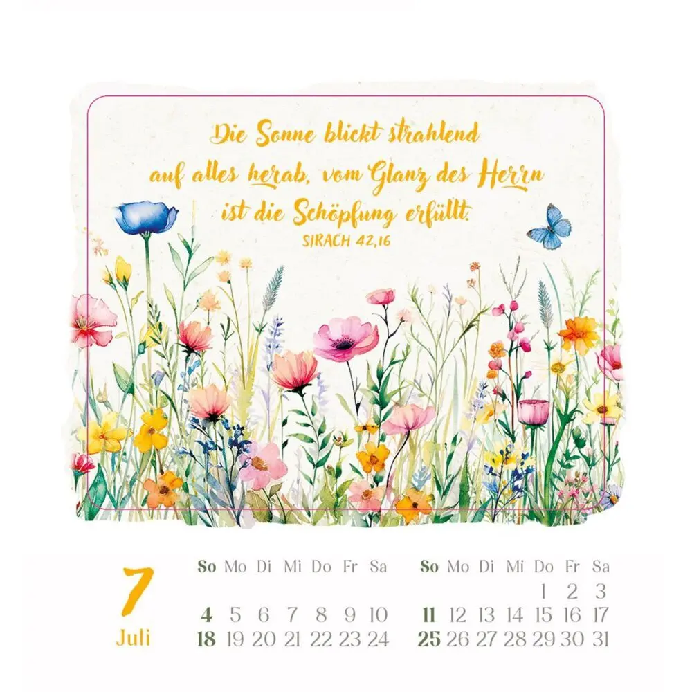Bild: 9783754890578 | Kleine Freude im Herzen 2027 | Aufkleber-Kalender mit Aquarellmotiven