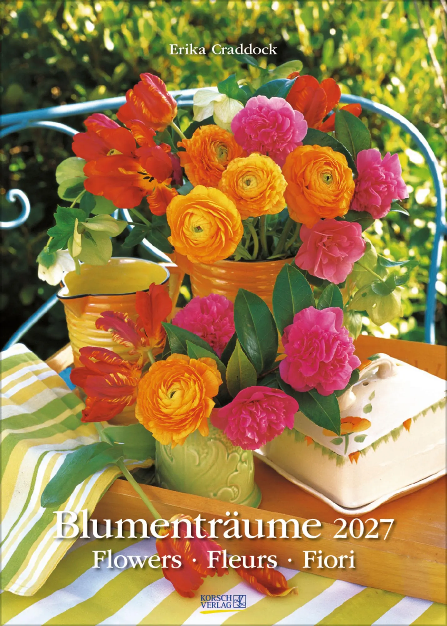 Cover: 9783819300578 | Blumenträume 2027 | Verlag Korsch | Kalender | Spiralbindung | 13 S.