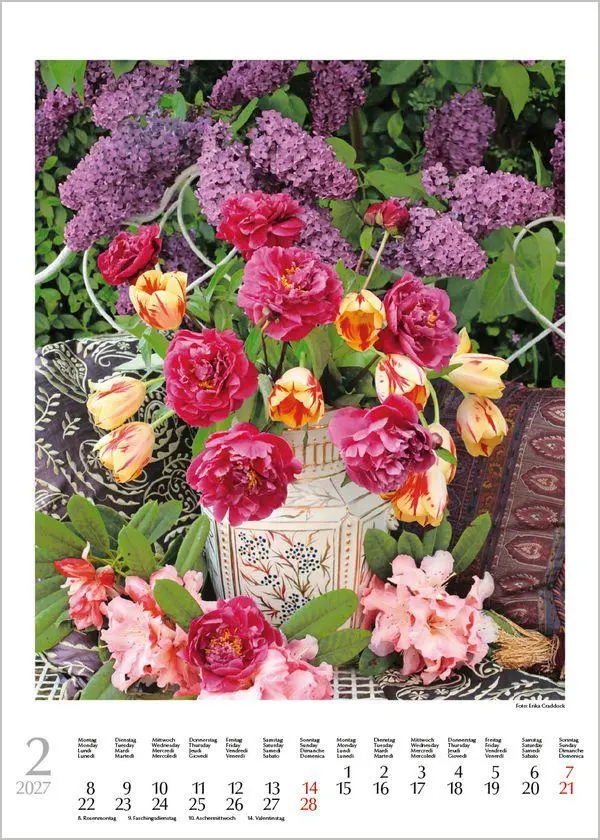 Bild: 9783819300578 | Blumenträume 2027 | Verlag Korsch | Kalender | Spiralbindung | 13 S.