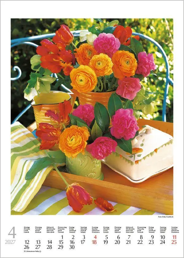 Bild: 9783819300578 | Blumenträume 2027 | Verlag Korsch | Kalender | Spiralbindung | 13 S.