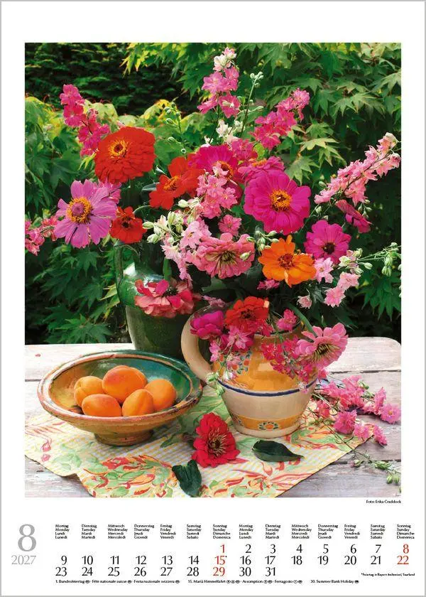 Bild: 9783819300578 | Blumenträume 2027 | Verlag Korsch | Kalender | Spiralbindung | 13 S.