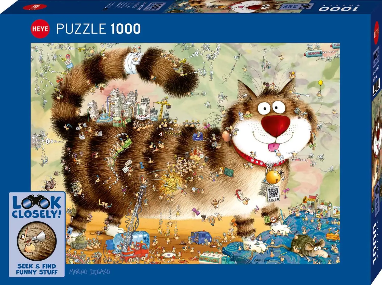 Cover: 4001689300678 | At The Cat | 1000 Teile | Puzzle | Cartoon Puzzlereihe Heye | 30067