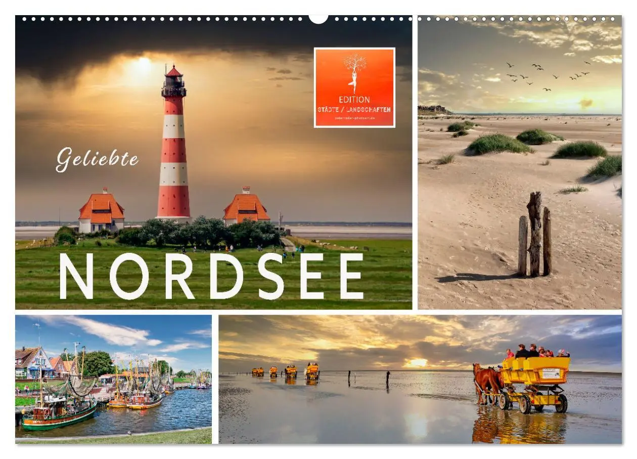 Cover: 9783457640678 | Geliebte Nordsee (Wandkalender 2026 DIN A2 quer), CALVENDO...