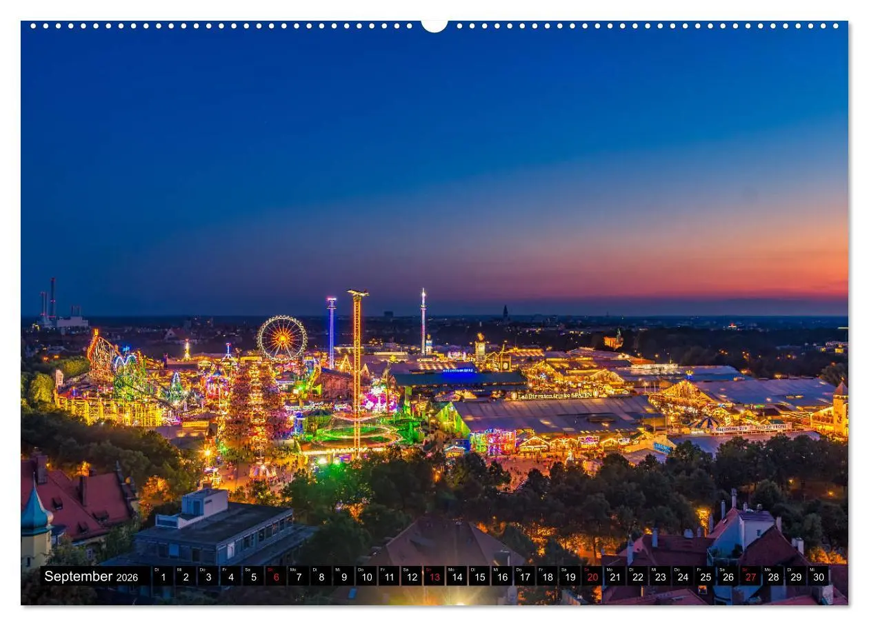 Bild: 9783457710678 | Mein München aus der Luft (hochwertiger Premium Wandkalender 2026...