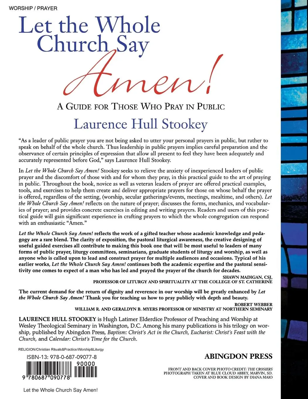 Rückseite: 9780687090778 | Let the Whole Church Say Amen! | A Guide for Those Who Pray in Public
