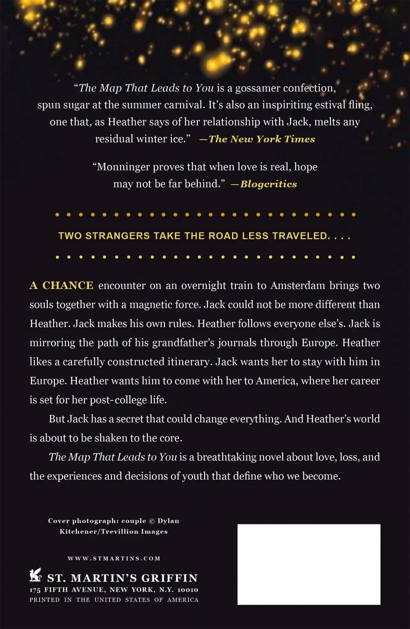 Rückseite: 9781250060778 | Map That Leads to You | J. P. Monninger | Taschenbuch | VII | Englisch