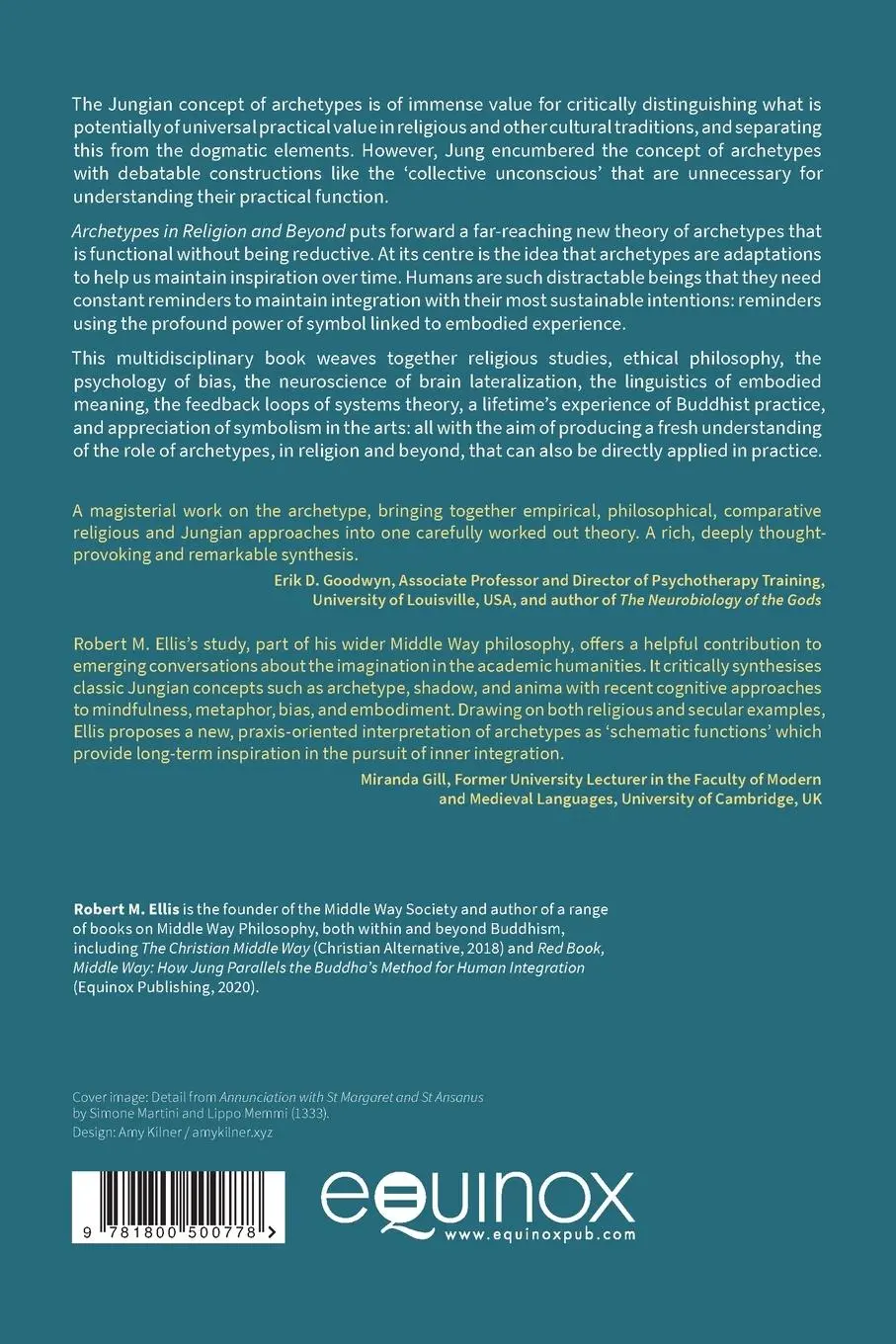 Rückseite: 9781800500778 | Archetypes in Religion and Beyond | Robert M. Ellis | Taschenbuch
