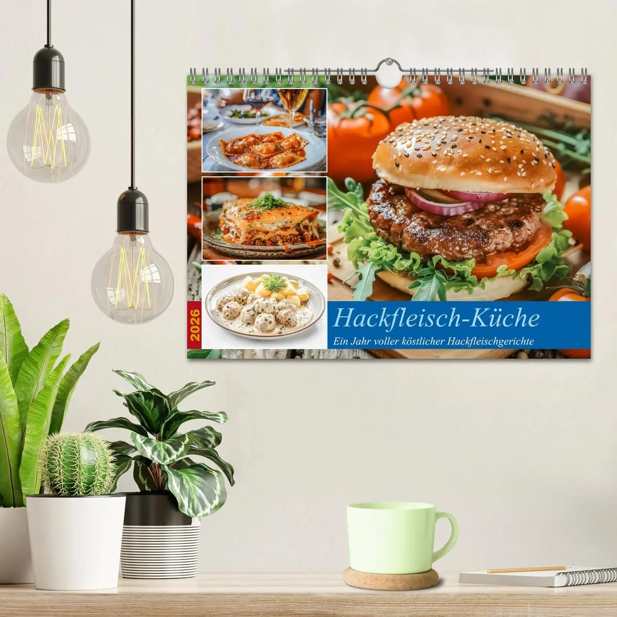 Bild: 9783457320778 | Hackfleisch-Küche (Wandkalender 2026 DIN A4 quer), CALVENDO...