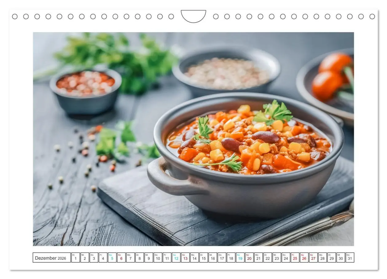 Bild: 9783457320778 | Hackfleisch-Küche (Wandkalender 2026 DIN A4 quer), CALVENDO...