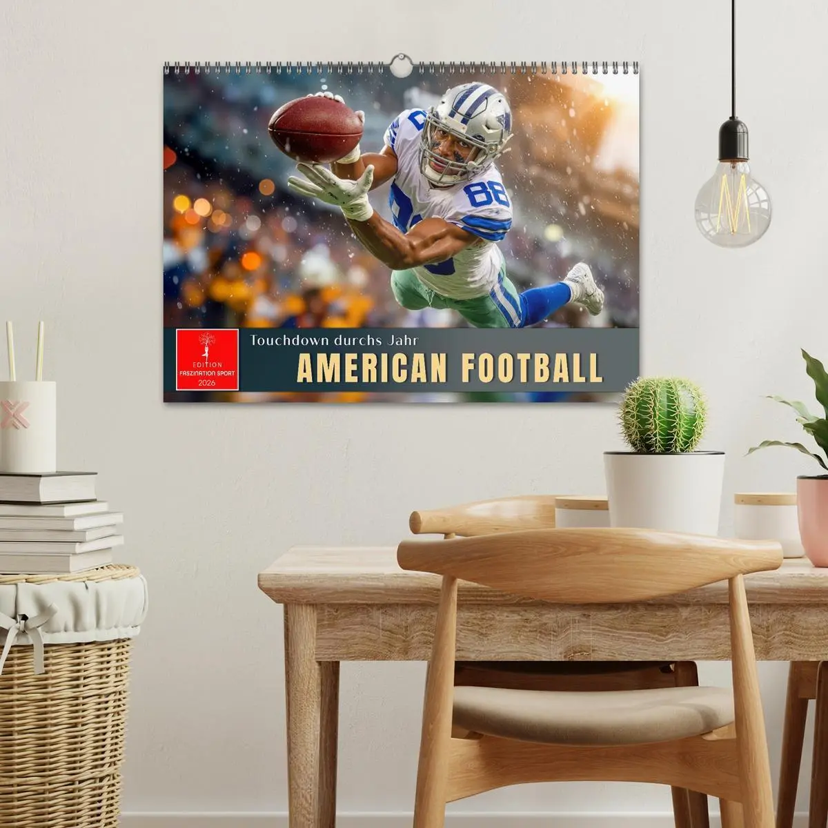 Bild: 9783516650778 | American Football - Touchdown durchs Jahr (Wandkalender 2026 DIN A3...