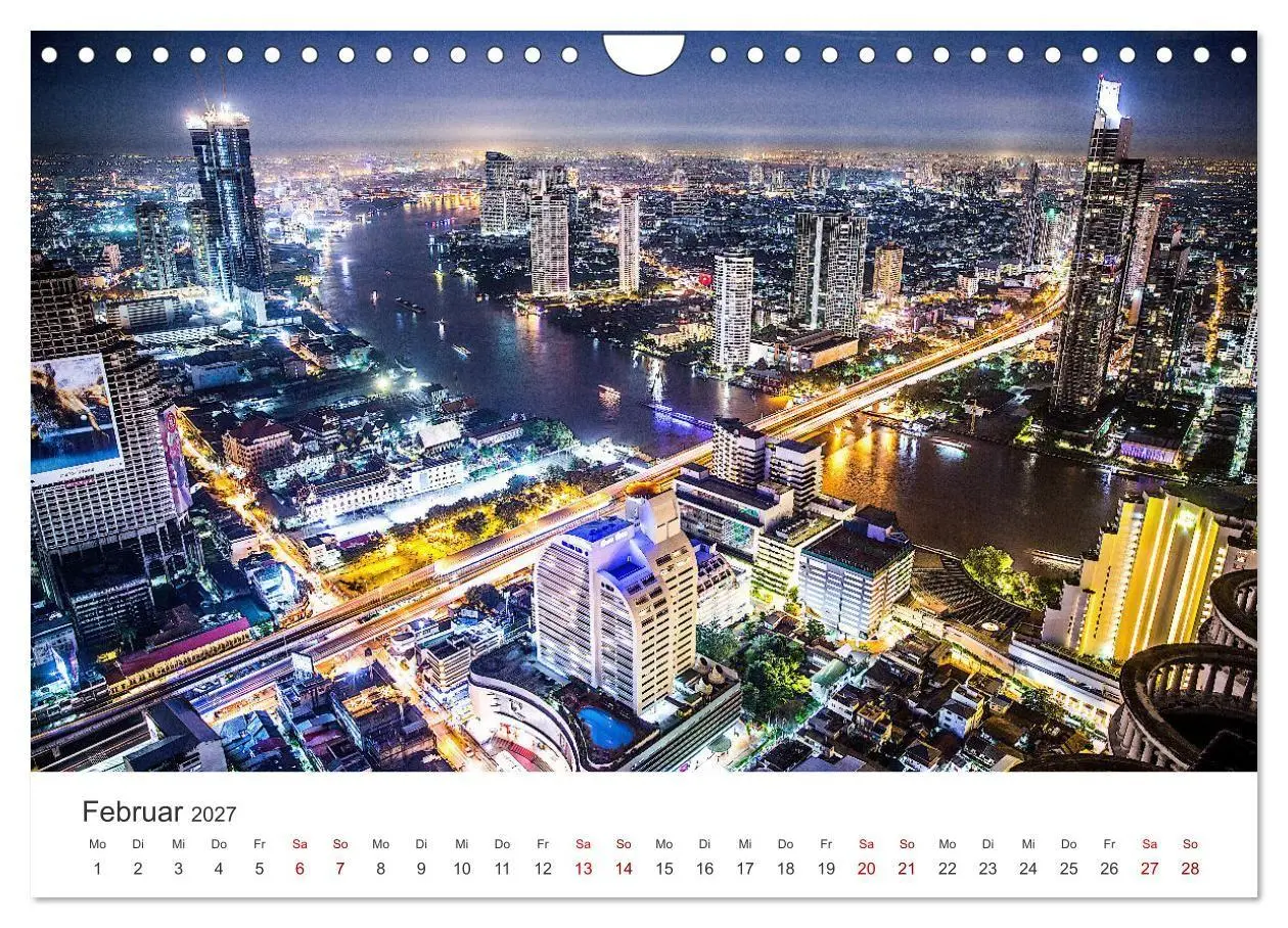 Bild: 9783569430778 | Bangkok - Die spektakuläre Hauptstadt von Thailand. (Wandkalender...