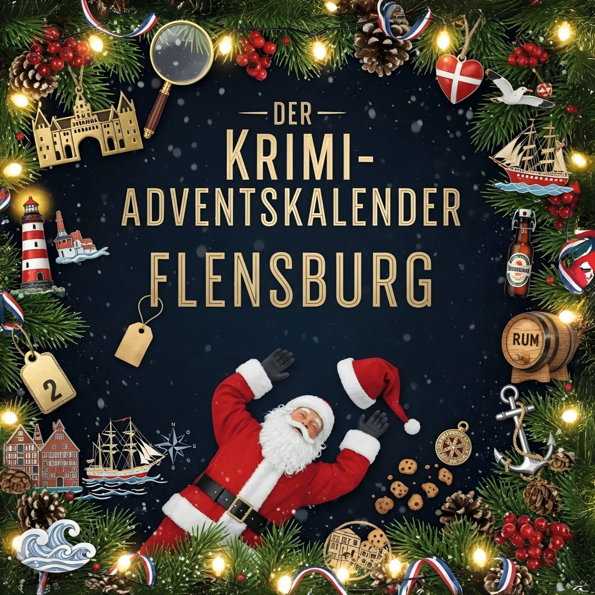 Cover: 9783695300778 | Der Krimi-Adventskalender Flensburg | Mordsverdächtig in 24 Akten