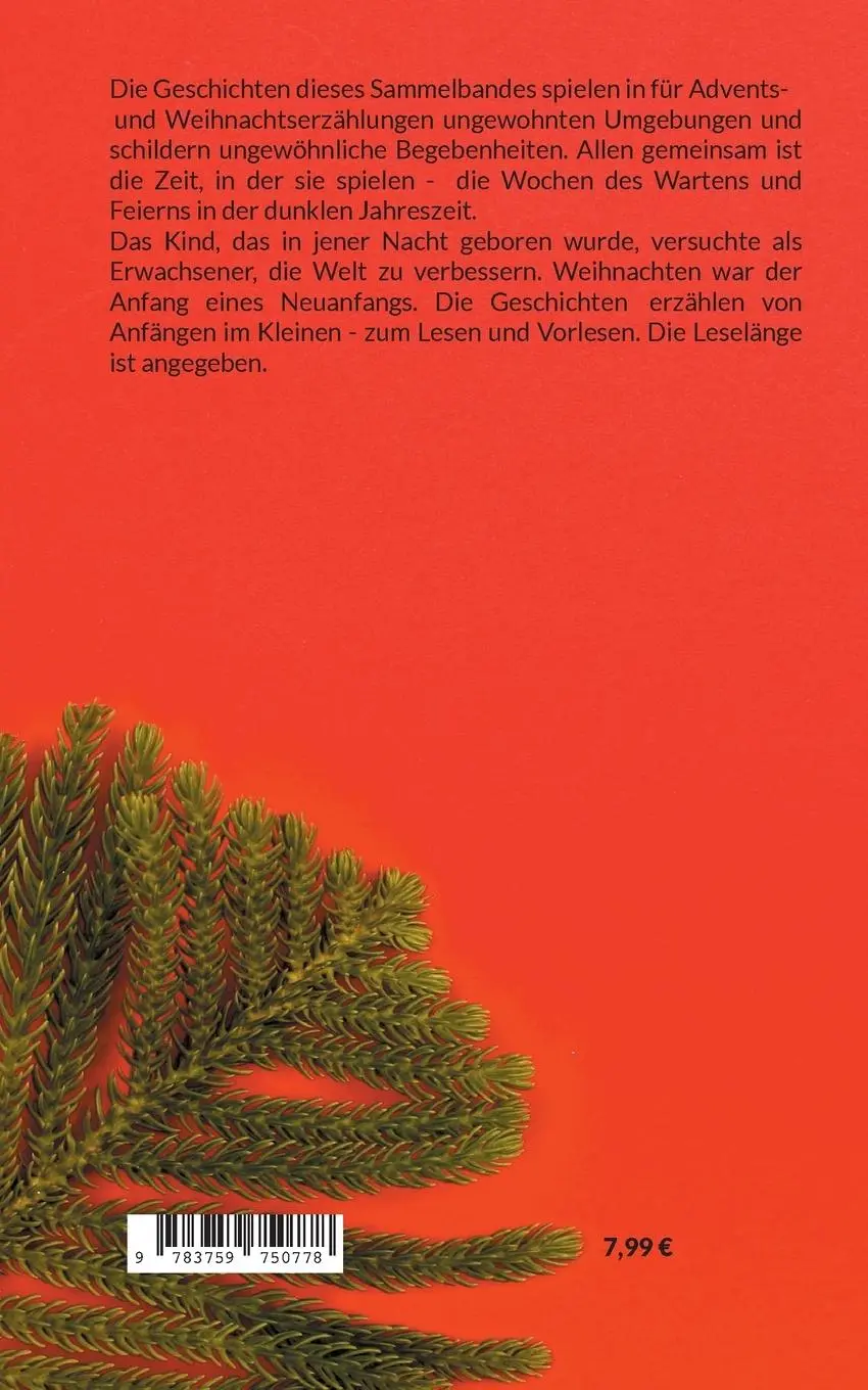 Rückseite: 9783759750778 | Advent an der Kaffeemaschine | Michael Gärtner | Taschenbuch | 106 S.