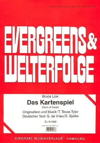 Cover: 9790003020778 | Das Kartenspiel (Deck Of Cards) | T Texas Tyler | Buch