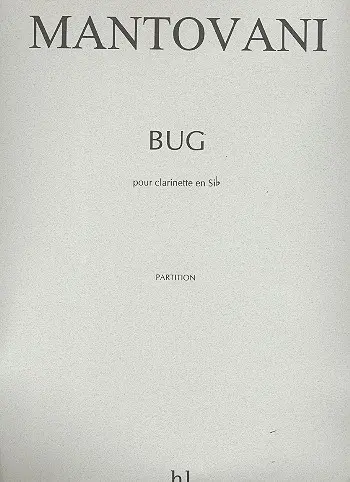 Cover: 9790230970778 | Bug | Bruno Mantovani | Buch | Lemoine | EAN 9790230970778