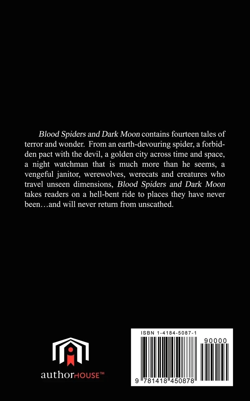 Rückseite: 9781418450878 | Blood Spiders and Dark Moon | R. David Fulcher | Taschenbuch | 2004