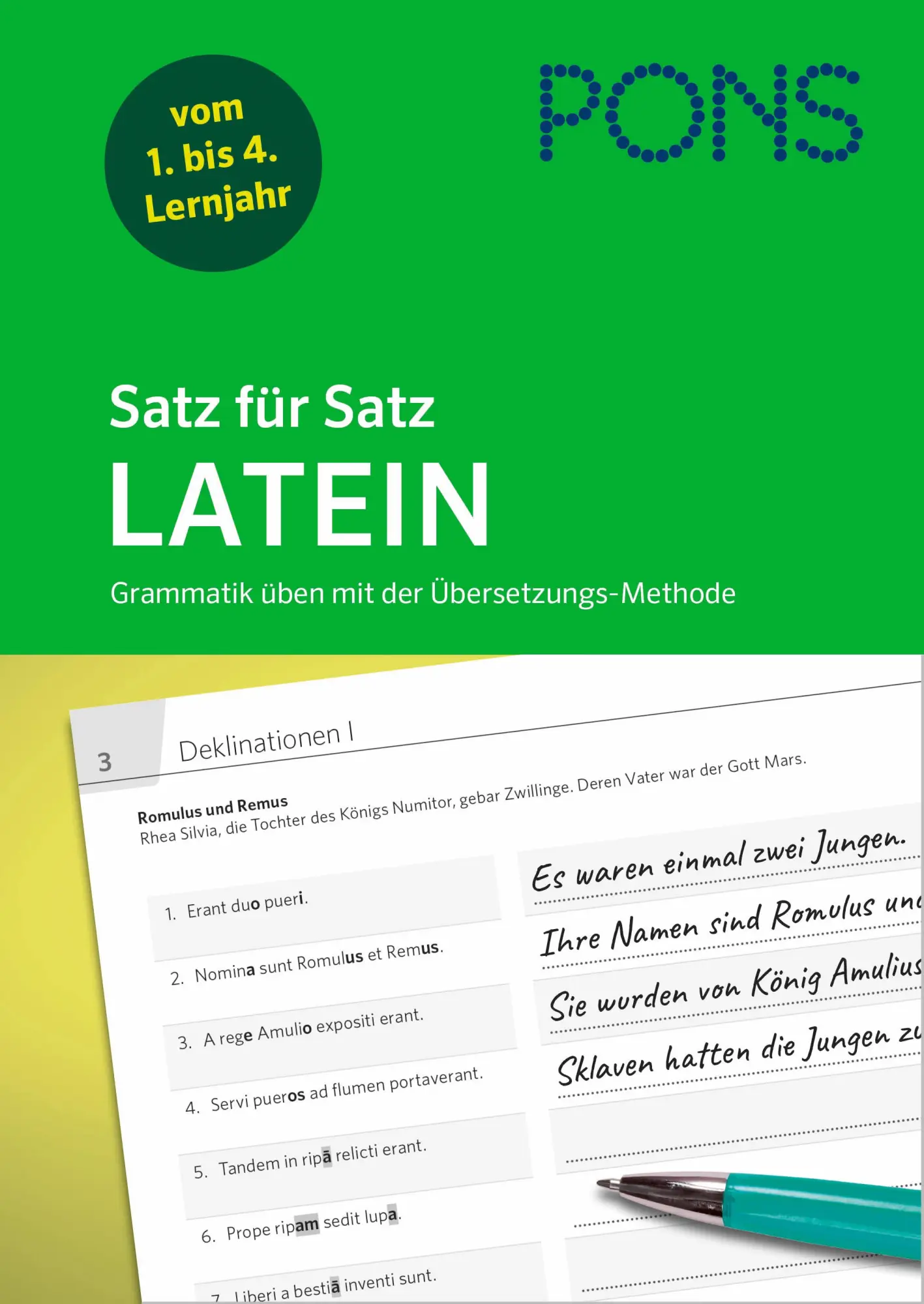 Cover: 9783125660878 | PONS Satz für Satz Latein Grammatik | Taschenbuch | 176 S. | Deutsch