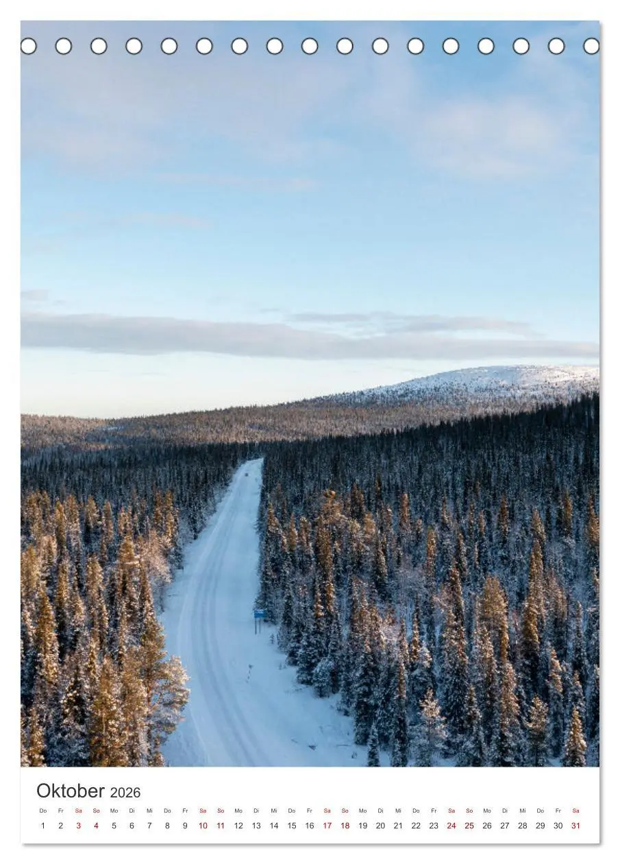 Bild: 9783516330878 | Winter in Lappland - Bezaubernde Schönheit (Tischkalender 2026 DIN...
