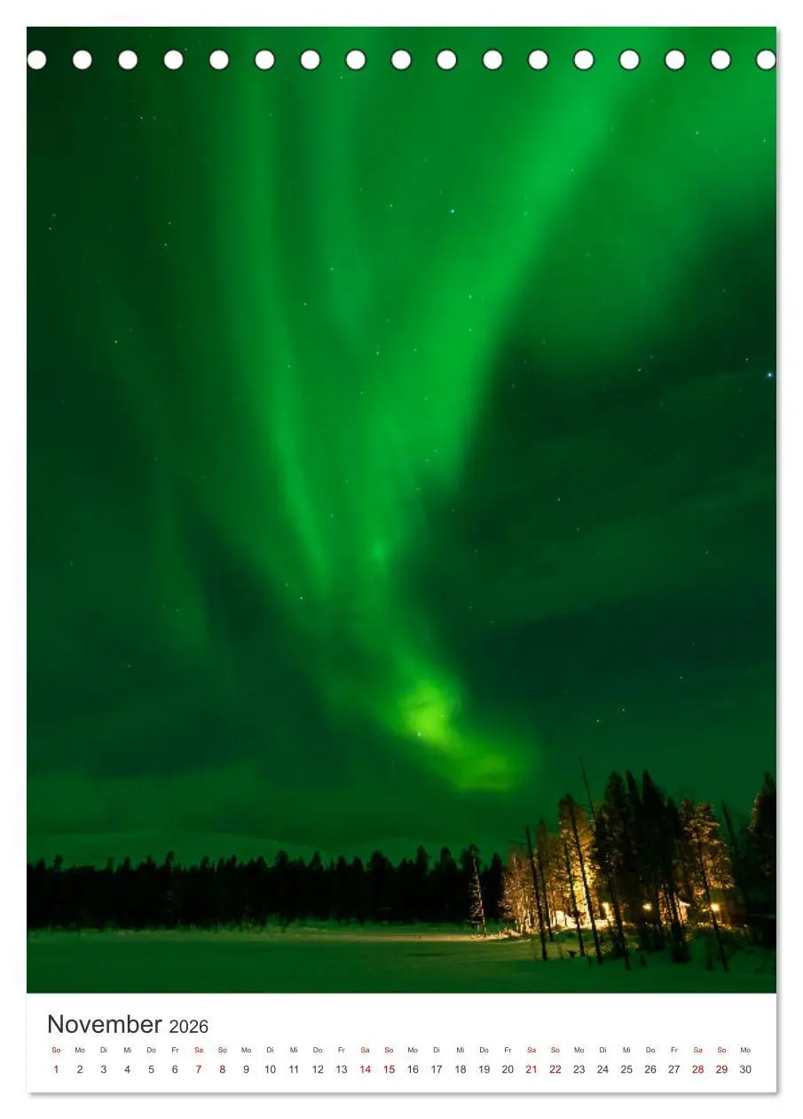 Bild: 9783516330878 | Winter in Lappland - Bezaubernde Schönheit (Tischkalender 2026 DIN...