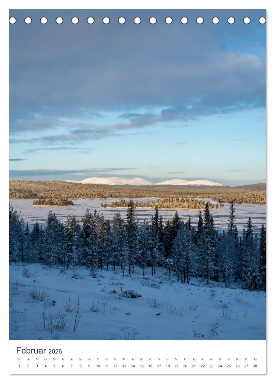 Bild: 9783516330878 | Winter in Lappland - Bezaubernde Schönheit (Tischkalender 2026 DIN...