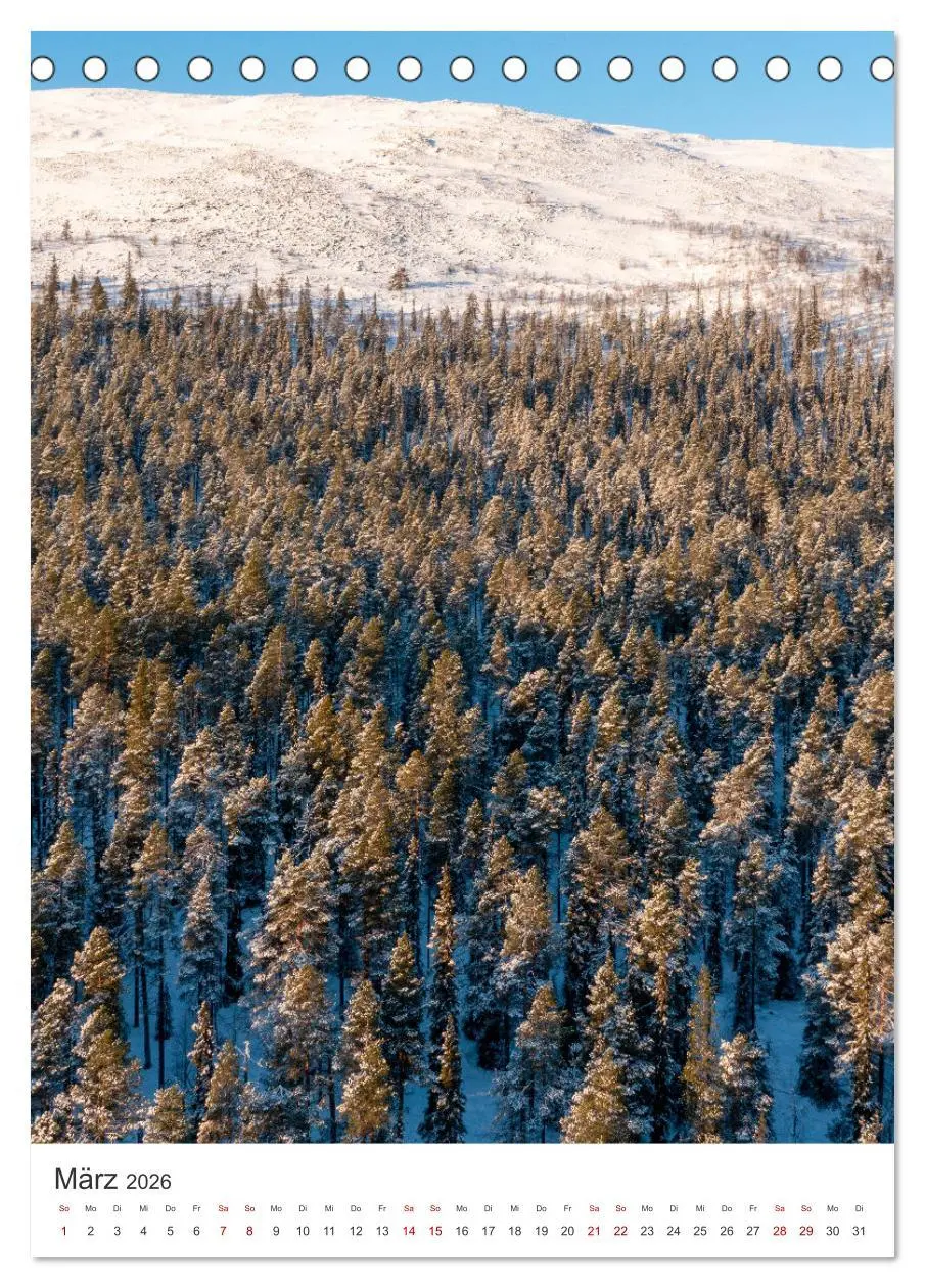 Bild: 9783516330878 | Winter in Lappland - Bezaubernde Schönheit (Tischkalender 2026 DIN...