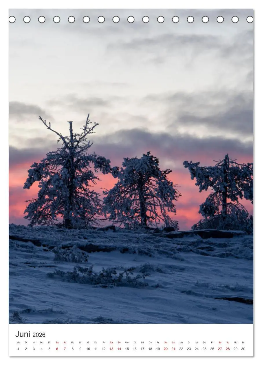 Bild: 9783516330878 | Winter in Lappland - Bezaubernde Schönheit (Tischkalender 2026 DIN...
