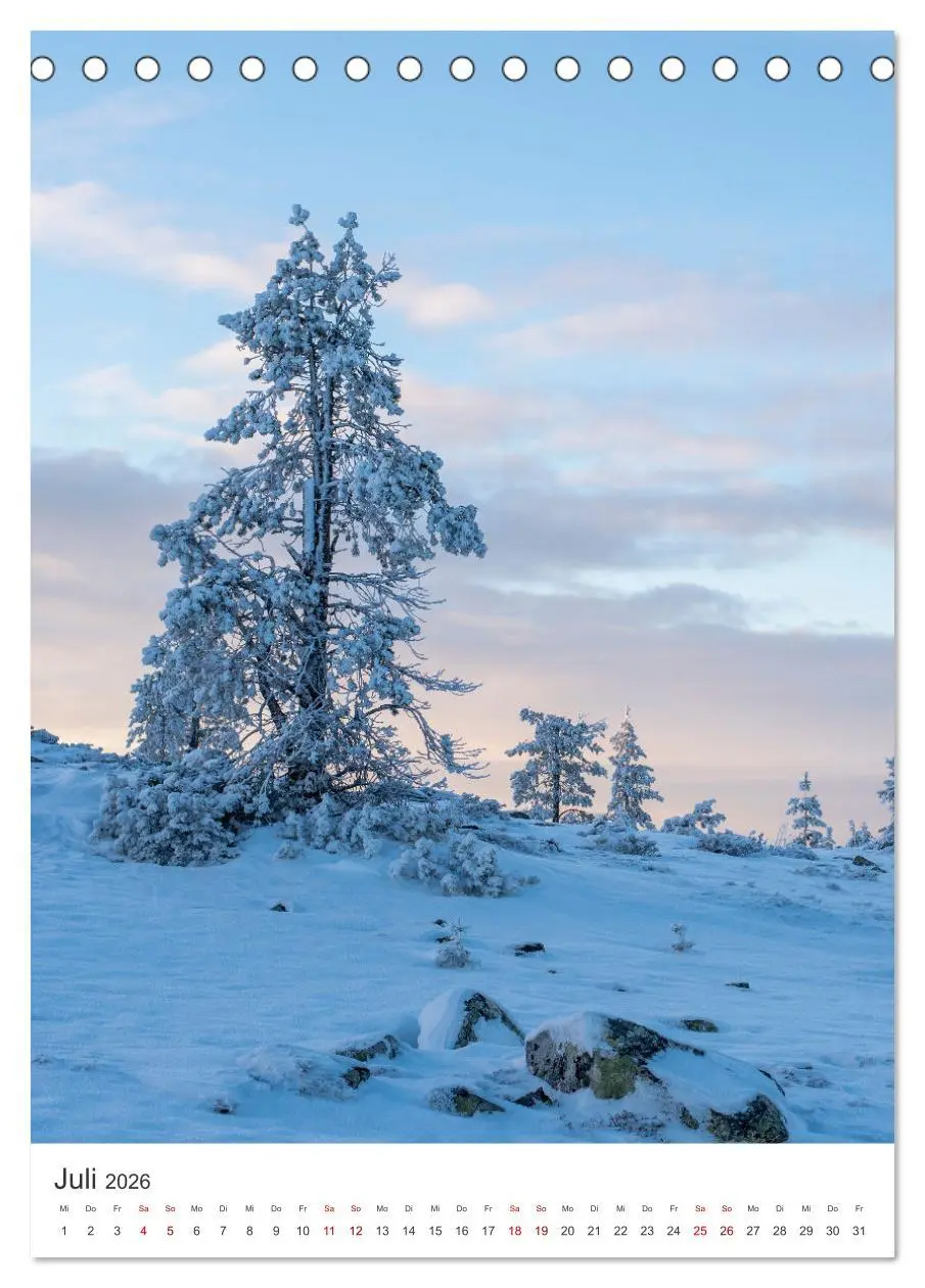 Bild: 9783516330878 | Winter in Lappland - Bezaubernde Schönheit (Tischkalender 2026 DIN...
