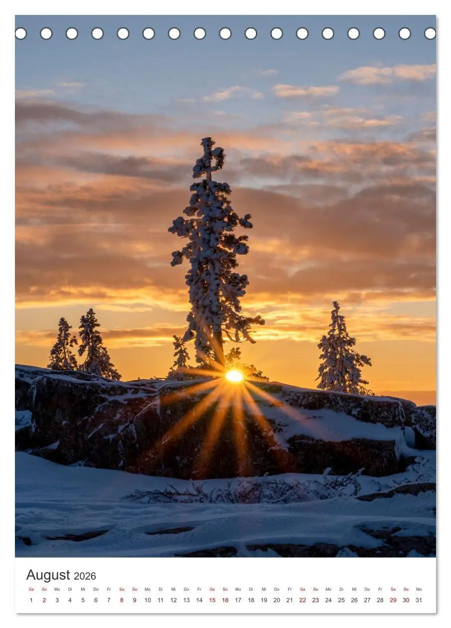 Bild: 9783516330878 | Winter in Lappland - Bezaubernde Schönheit (Tischkalender 2026 DIN...