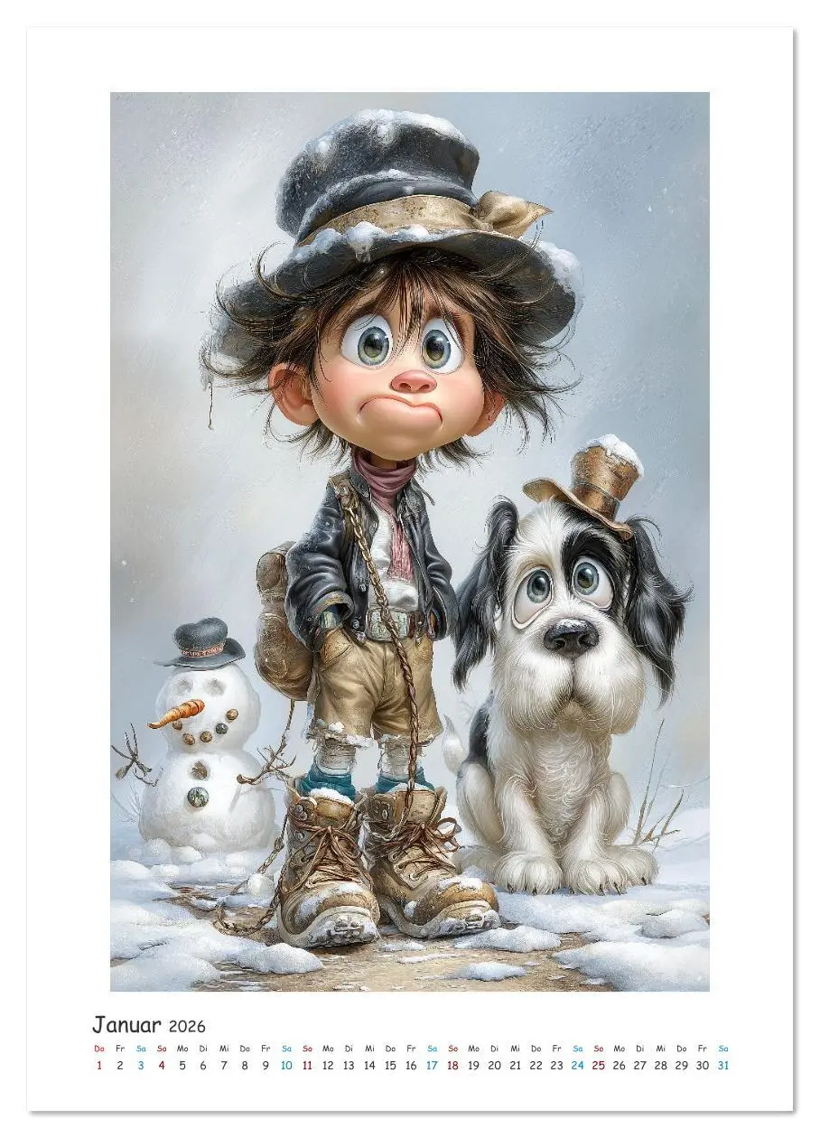 Bild: 9783516640878 | Gassi-Gang (Wandkalender 2026 DIN A4 hoch), CALVENDO Monatskalender