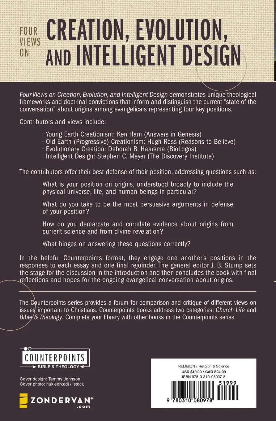 Rückseite: 9780310080978 | Four Views on Creation, Evolution, and Intelligent Design | Buch