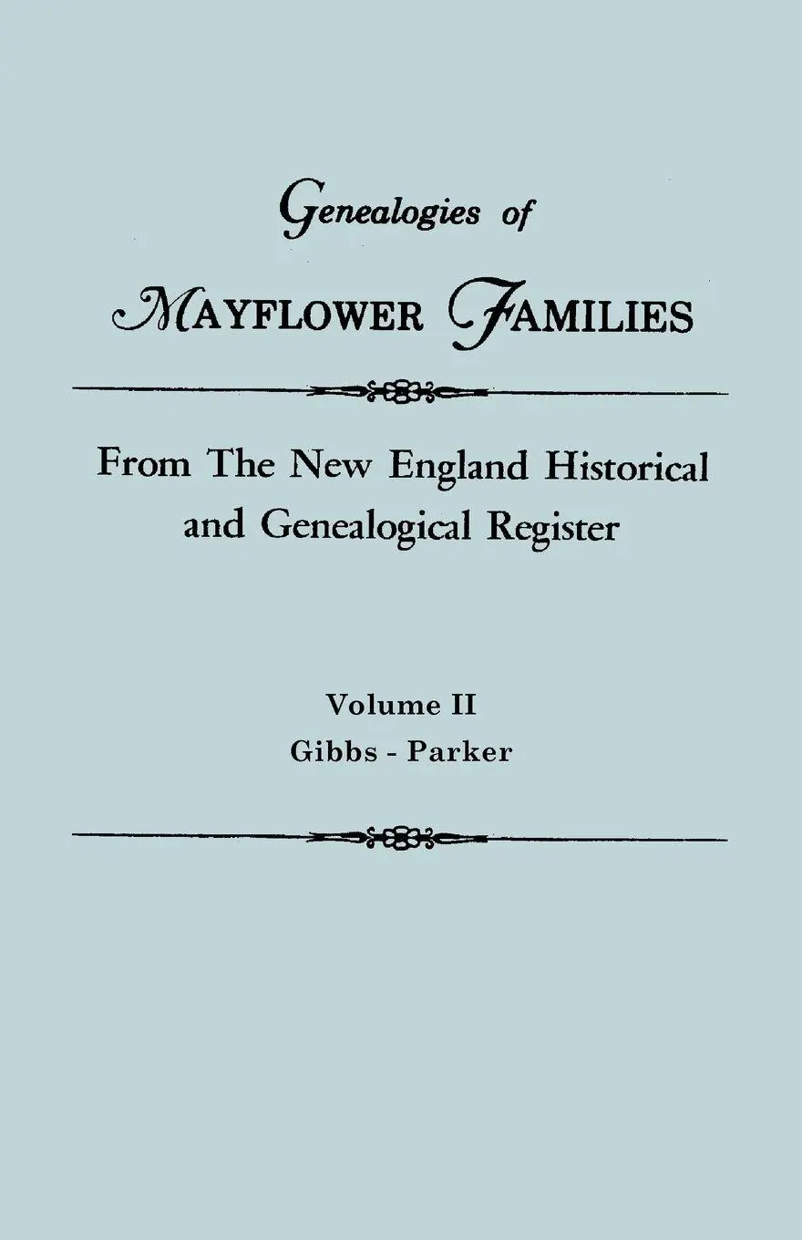Cover: 9780806310978 | Genealogies of Mayflower Families from the New England Historical...