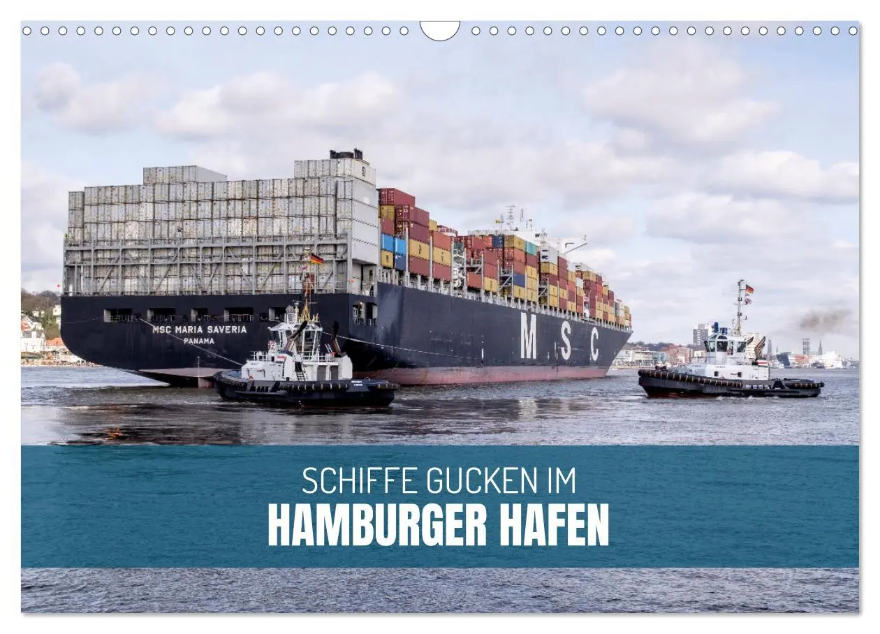 Cover: 9783457470978 | Schiffe gucken im Hamburger Hafen (Wandkalender 2026 DIN A3 quer),...