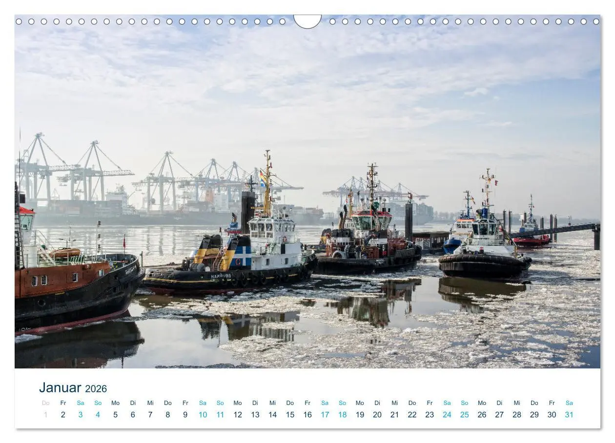 Bild: 9783457470978 | Schiffe gucken im Hamburger Hafen (Wandkalender 2026 DIN A3 quer),...