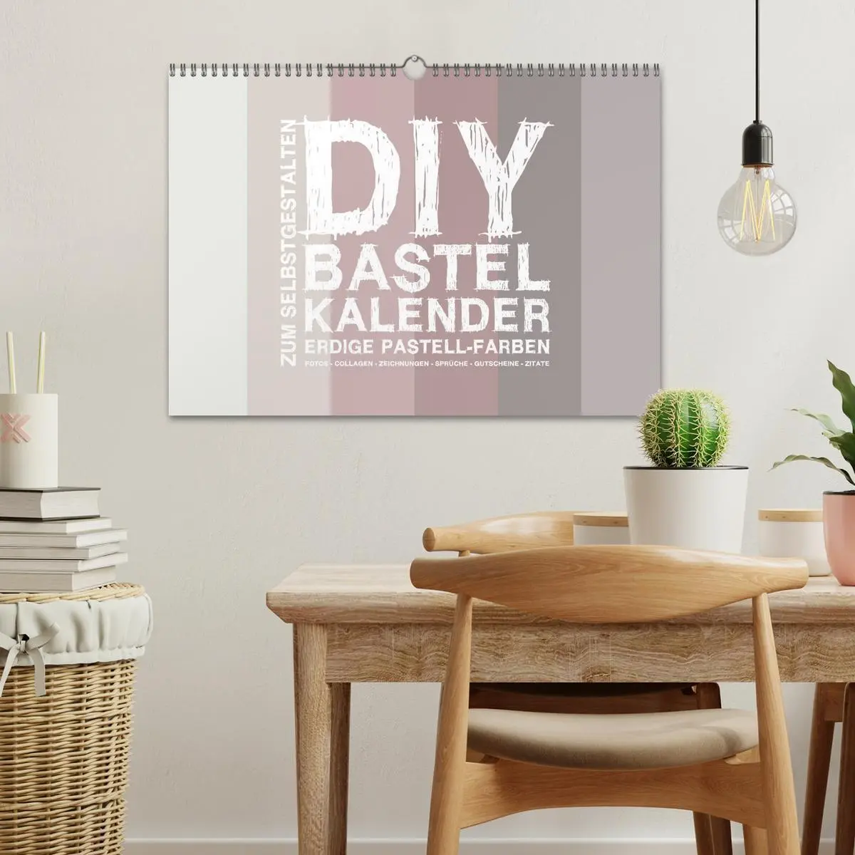 Bild: 9783457780978 | DIY Bastel-Kalender -Erdige Pastell Farben- Zum Selbstgestalten...