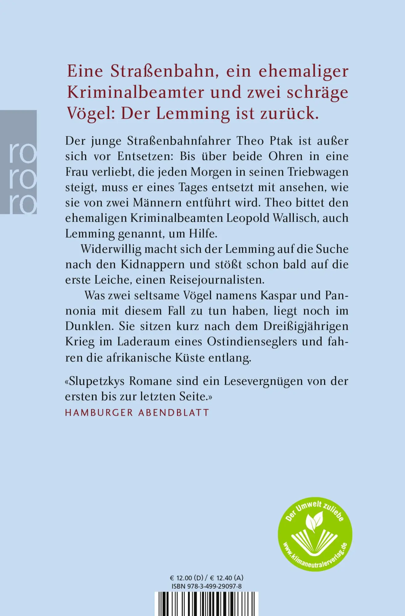 Rückseite: 9783499290978 | Die Rückkehr des Lemming | Stefan Slupetzky | Taschenbuch | 256 S.