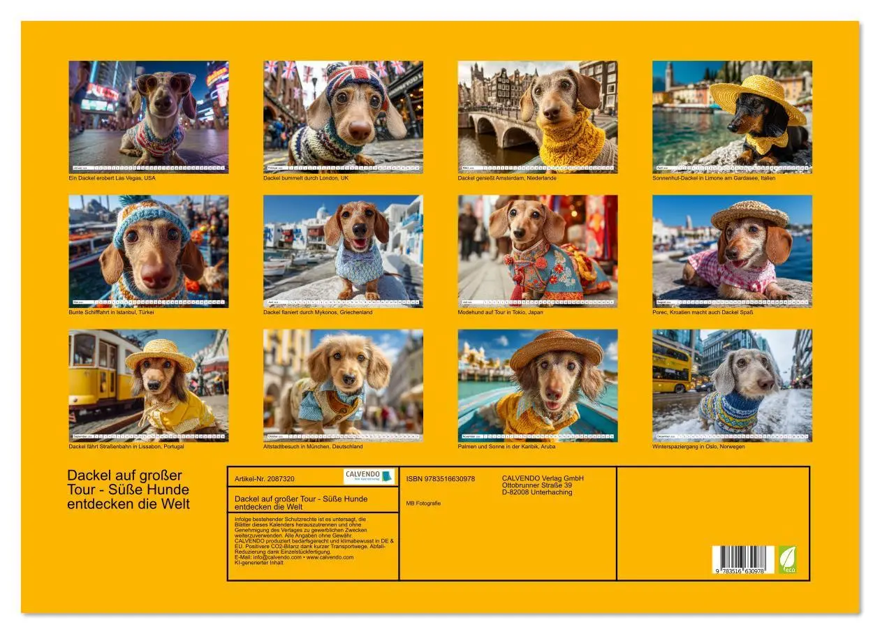 Bild: 9783516630978 | Dackel auf großer Tour - Süße Hunde entdecken die Welt...