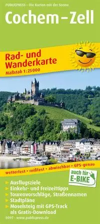 Cover: 9783747300978 | Cochem - Zell | (Land-)Karte | Rad- und Wanderkarte | Deutsch | 2018