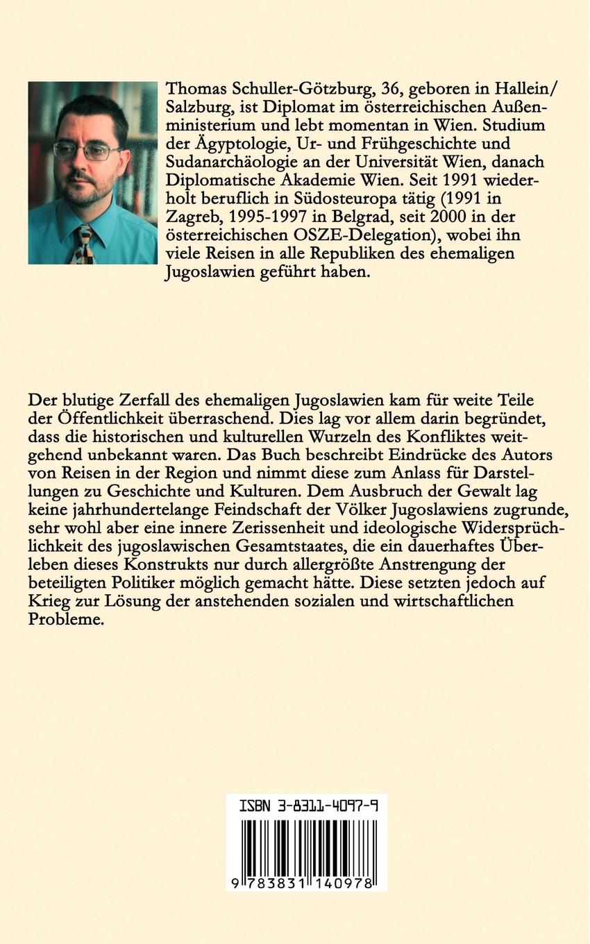 Rückseite: 9783831140978 | Erinnerungen an Jugoslawien | Das Jahrzehnt der Zerstörung 1991-2001