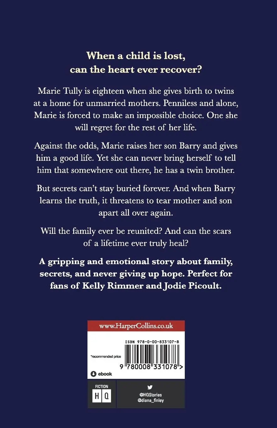Rückseite: 9780008331078 | The Lost Twin | Diana Finley | Taschenbuch | Kartoniert / Broschiert