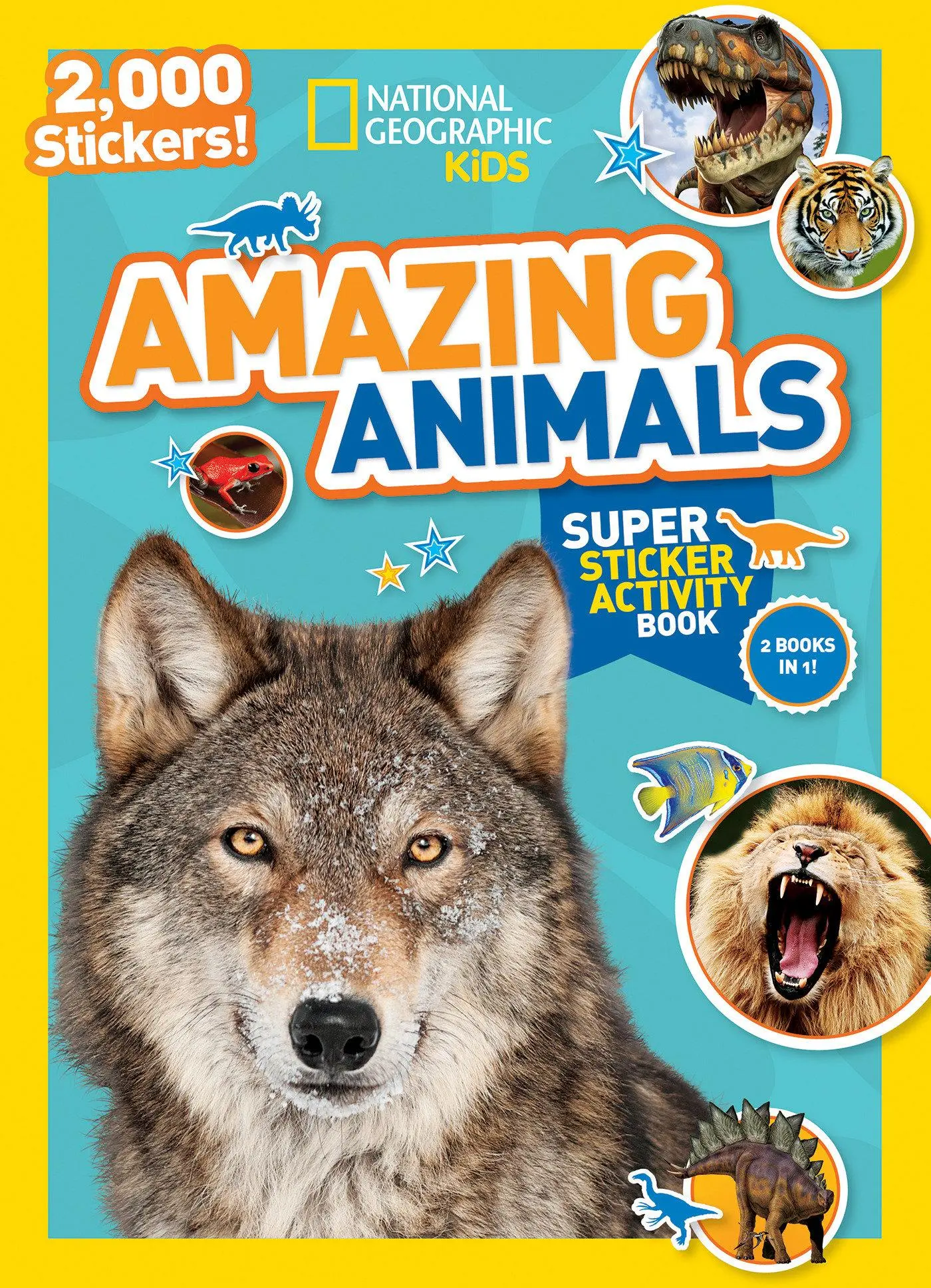 Cover: 9781426321078 | National Geographic Kids Amazing Animals Super Sticker Activity...