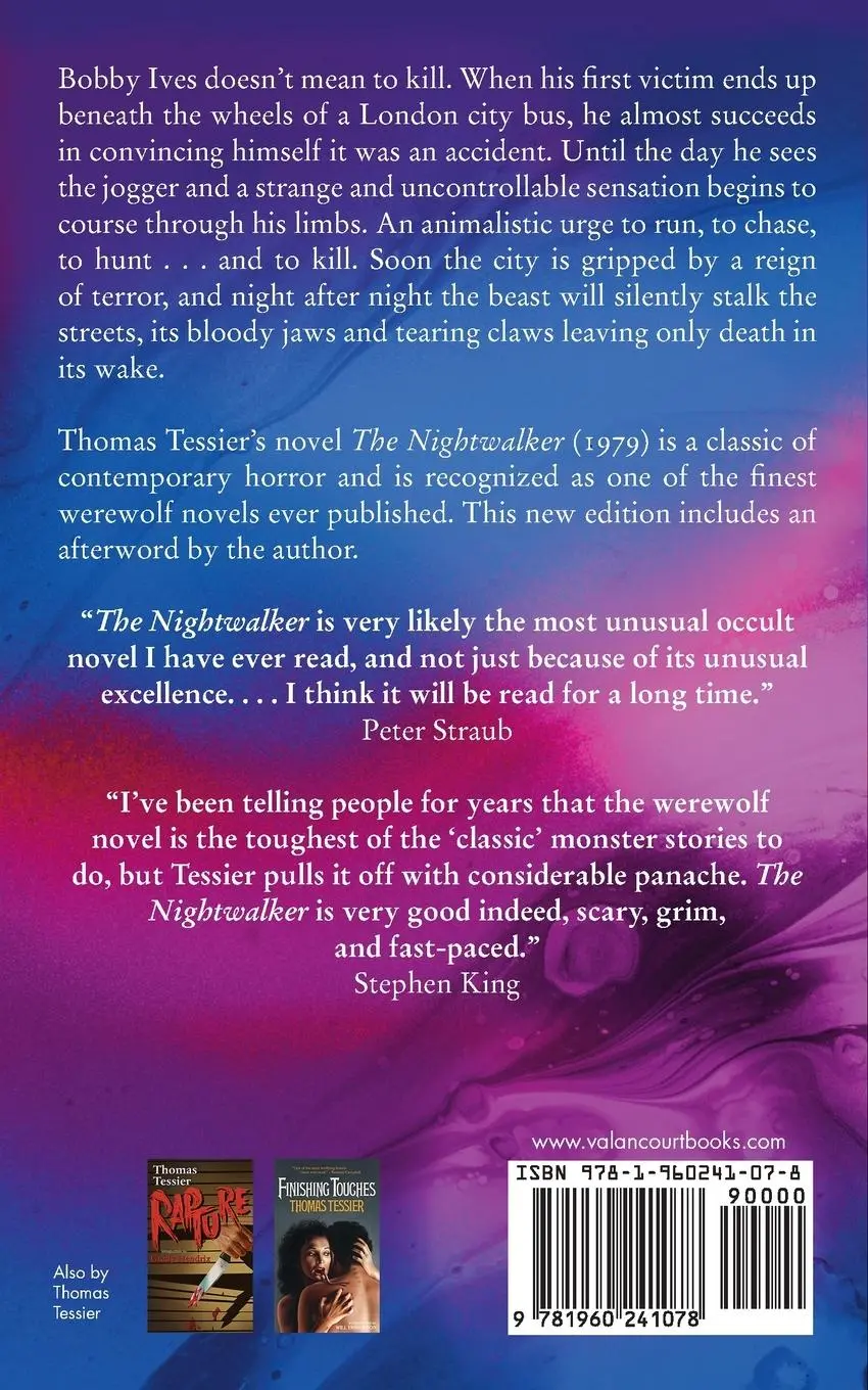 Rückseite: 9781960241078 | The Nightwalker | Thomas Tessier | Taschenbuch | Englisch | 2023